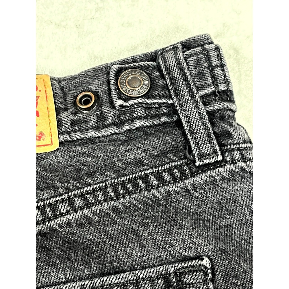 Levi Strauss & Co Cinch Baggy Jeans Womens 31x31 Black High Rise Straight Leg - Picture 9 of 16